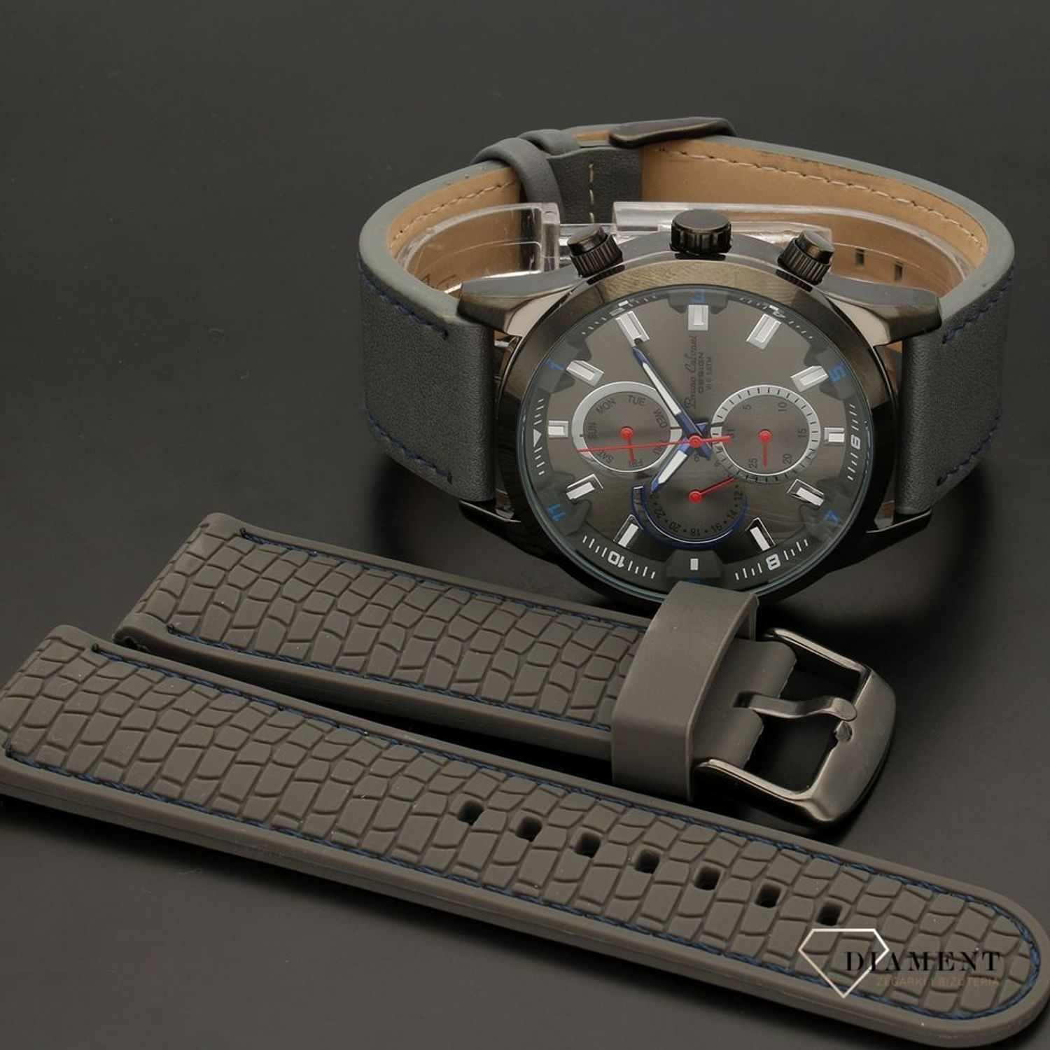 Zegarek męski Bruno Calvani BC992 pasek szary (6).jpg